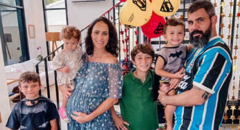 Leticia Cazarré compartilha que cinco dos seis filhos estão doentes e atualiza estado de saúde de Guilhermina